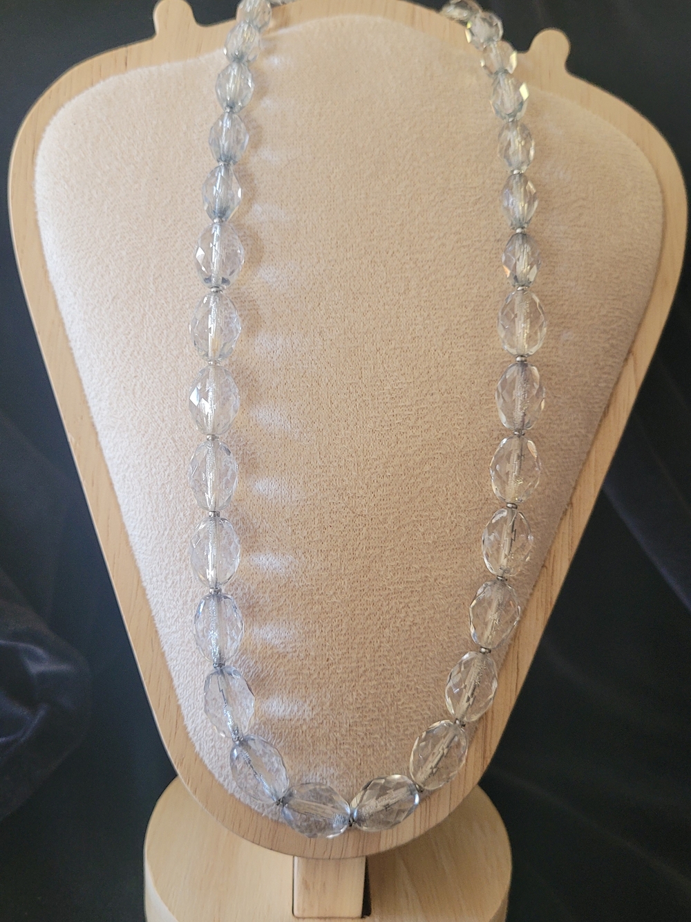 Clear Bead Necklace - Women Jewelry